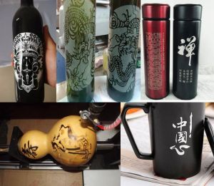 潍坊寒亭区酒瓶葫芦工艺品激光雕刻机